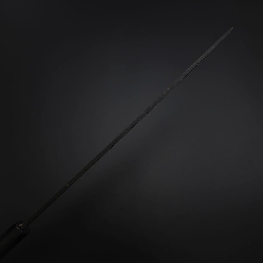 Yanagiba Blue Steel #2 Kurouchi Buffalo Ebony Handle 290mm