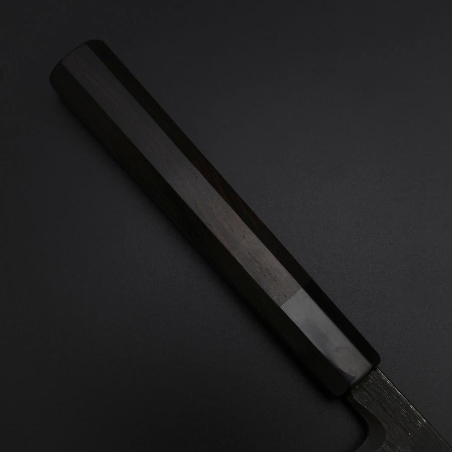 Yanagiba Blue Steel #2 Kurouchi Buffalo Ebony Handle 290mm