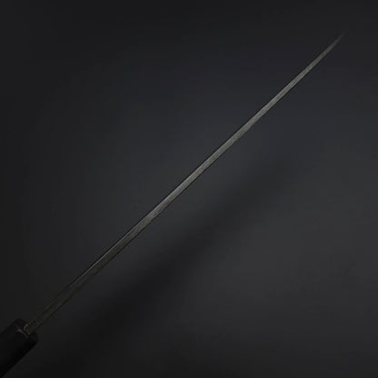 Yanagiba Blue Steel #2 Tsuchime Kurouchi Buffalo Ebony Handle 270mm
