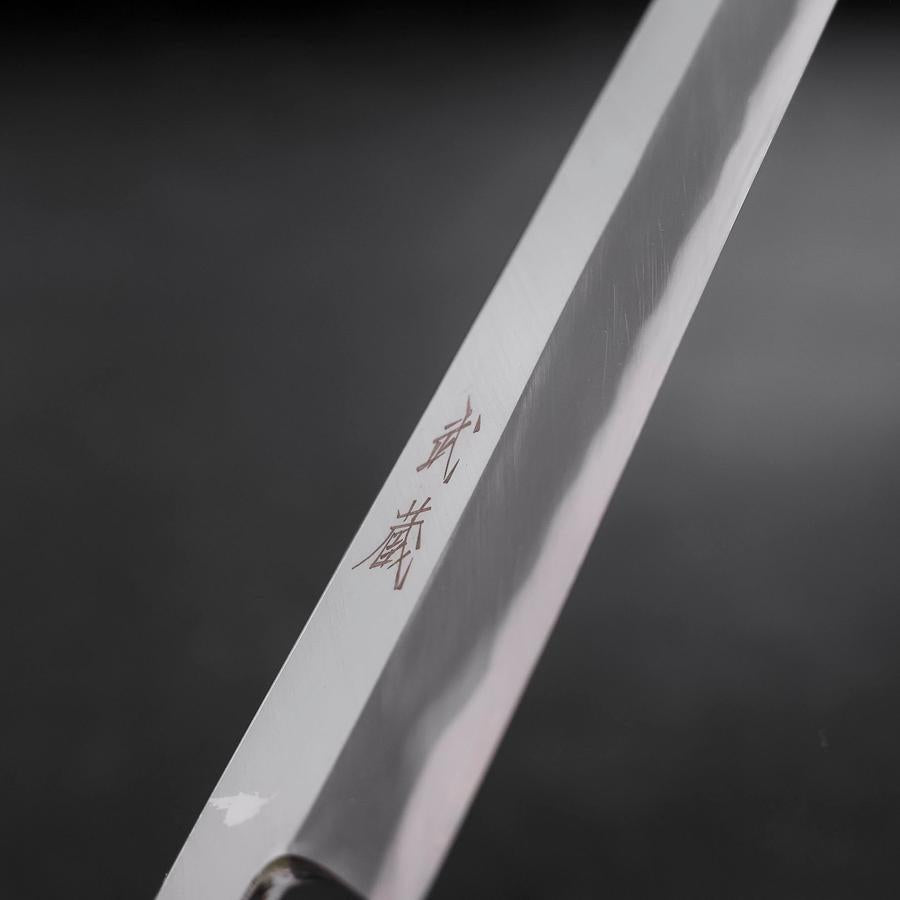 Yanagiba Blue Steel #1 Hon-Kasumi Buffalo Walnut Handle 300mm