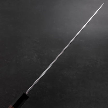 Yanagiba Blue Steel #1 Hon-Kasumi Buffalo Walnut Handle 300mm