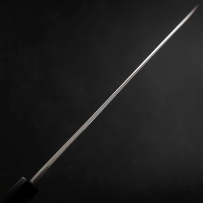 Yanagiba Blue Steel #1 Suminagashi Buffalo Ebony Handle With Sheath 270mm