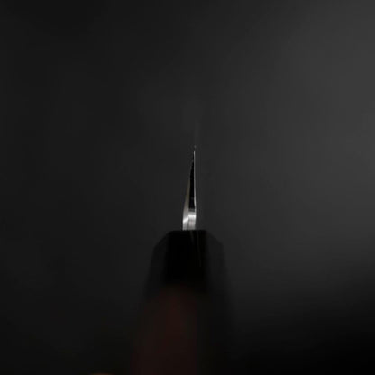 Yanagiba Blue Steel #1 Suminagashi Buffalo Ebony Handle With Sheath 330mm