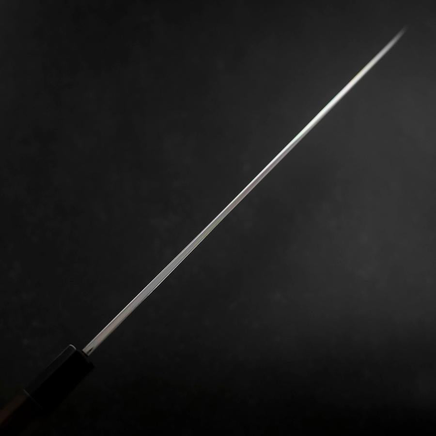 Yanagiba Blue Steel #1 Suminagashi Buffalo Ebony Handle With Sheath 330mm