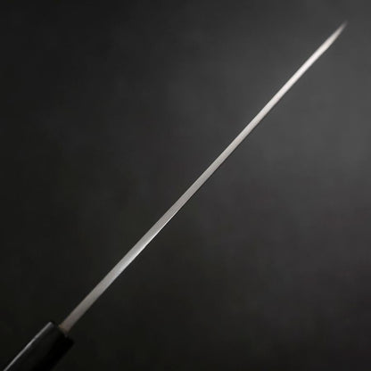 Yanagiba Blue Steel #2 Damascus Buffalo Ebony Handle 210mm