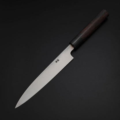 Yanagiba Blue Steel #2 Damascus Shitan Handle 180mm