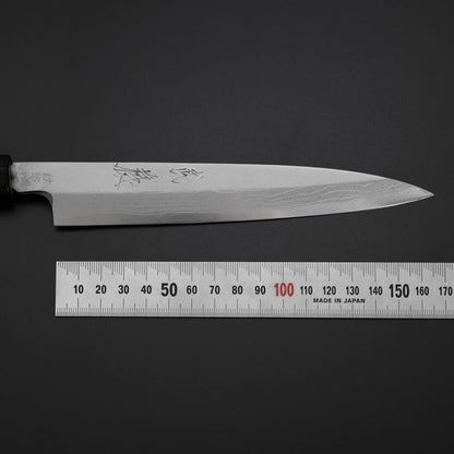 Yanagiba Blue Steel #2 Damascus Shitan Handle 180mm