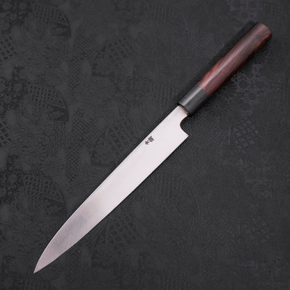 Yanagiba Blue Steel #2 Damascus Shitan Handle 210mm