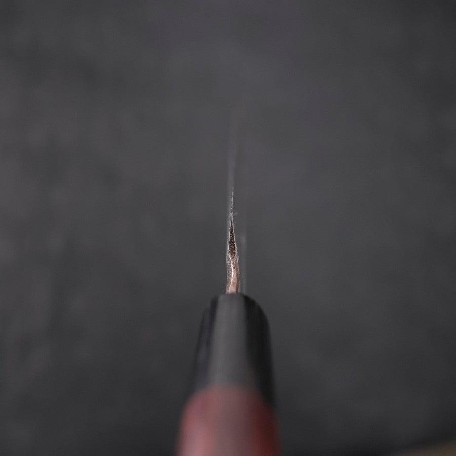 Yanagiba Blue Steel #2 Damascus Shitan Handle 210mm