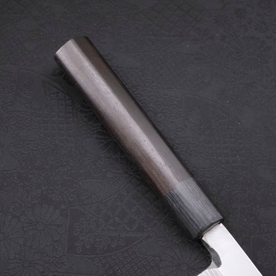 Yanagiba Blue Steel #2 Damascus Shitan Handle 240mm