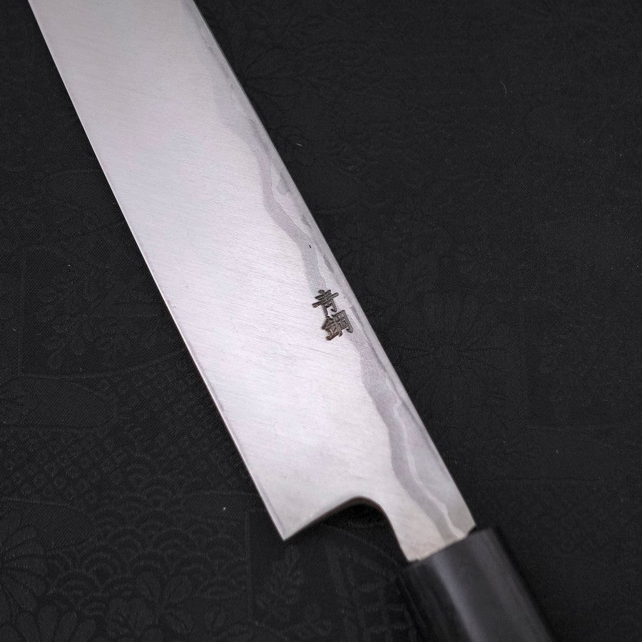 Yanagiba Blue Steel #2 Damascus Shitan Handle 270mm