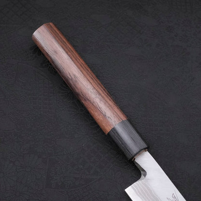 Yanagiba Blue Steel #2 Damascus Shitan Handle 270mm