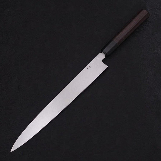 Yanagiba Blue Steel #2 Honyaki Buffalo Ebony Handle 270mm