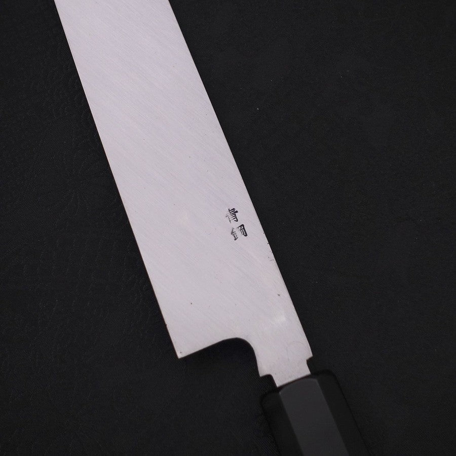 Yanagiba Blue Steel #2 Honyaki Buffalo Ebony Handle 270mm