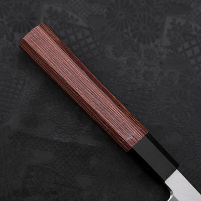 Yanagiba Blue Steel #2 Kasumi Buffalo Wenge Handle 300mm
