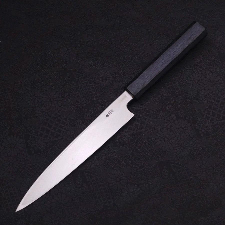 Yanagiba Blue Steel #2 Kasumi Dark-Blue Urushi Handle 180mm