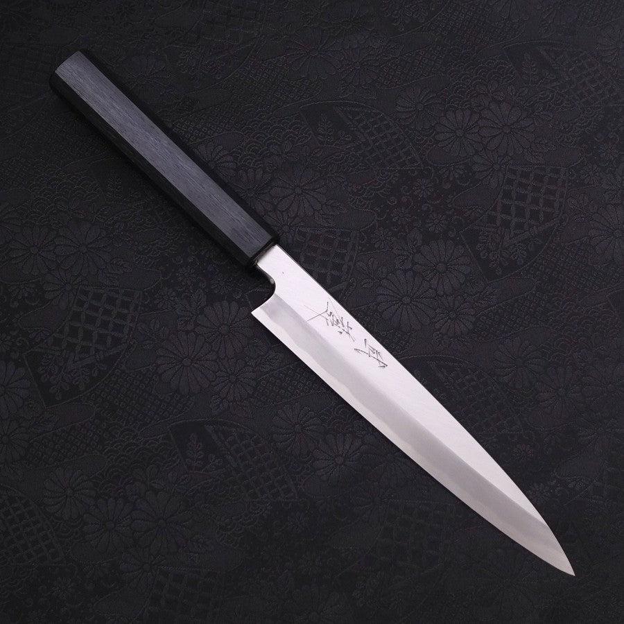 Yanagiba Blue Steel #2 Kasumi Dark-Blue Urushi Handle 180mm