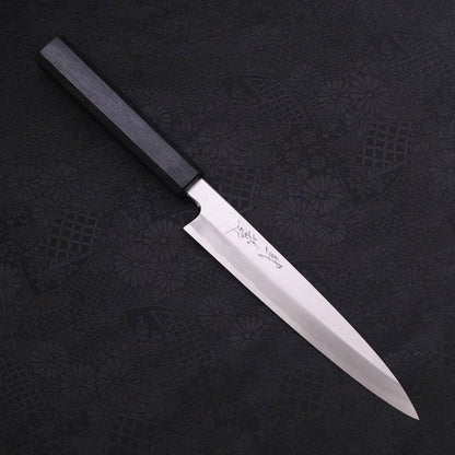 Yanagiba Blue Steel #2 Kasumi Dark-Blue Urushi Handle 180mm