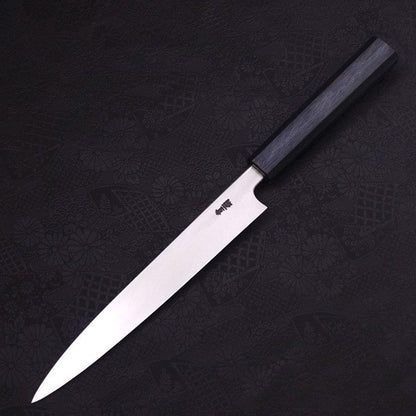 Yanagiba Blue Steel #2 Kasumi Dark-Blue Urushi Handle 210mm
