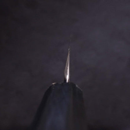 Yanagiba Blue Steel #2 Kasumi Dark-Blue Urushi Handle 210mm