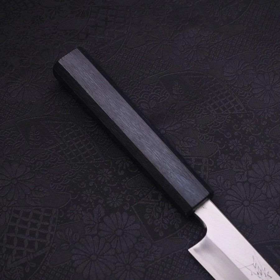 Yanagiba Blue Steel #2 Kasumi Dark-Blue Urushi Handle 210mm