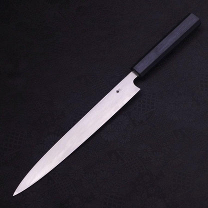 Yanagiba Blue Steel #2 Kasumi Dark-Blue Urushi Handle 240mm