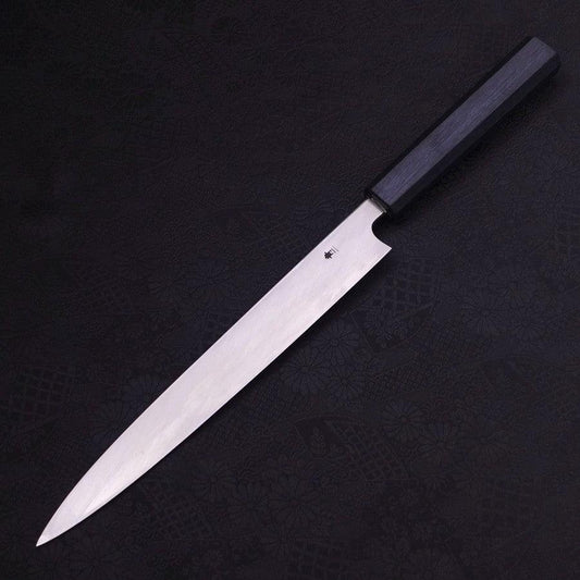 Yanagiba Blue Steel #2 Kasumi Dark-Blue Urushi Handle 240mm