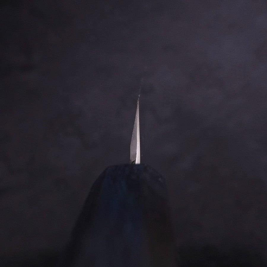 Yanagiba Blue Steel #2 Kasumi Dark-Blue Urushi Handle 240mm