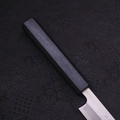 Yanagiba Blue Steel #2 Kasumi Dark-Blue Urushi Handle 240mm