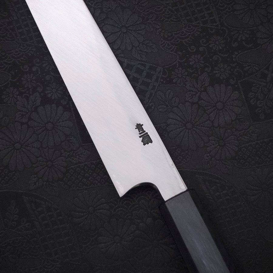 Yanagiba Blue Steel #2 Kasumi Dark-Blue Urushi Handle 270mm