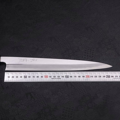 Yanagiba Blue Steel #2 Kasumi Dark-Blue Urushi Handle 270mm