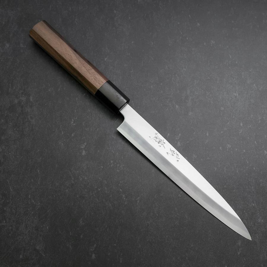 Yanagiba Blue Steel #2 Kasumi Walnut Handle 165mm