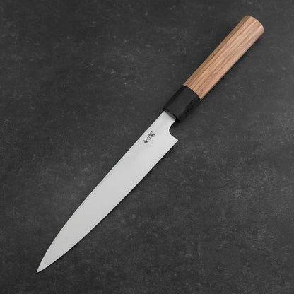 Yanagiba Blue Steel #2 Kasumi Walnut Handle 180mm