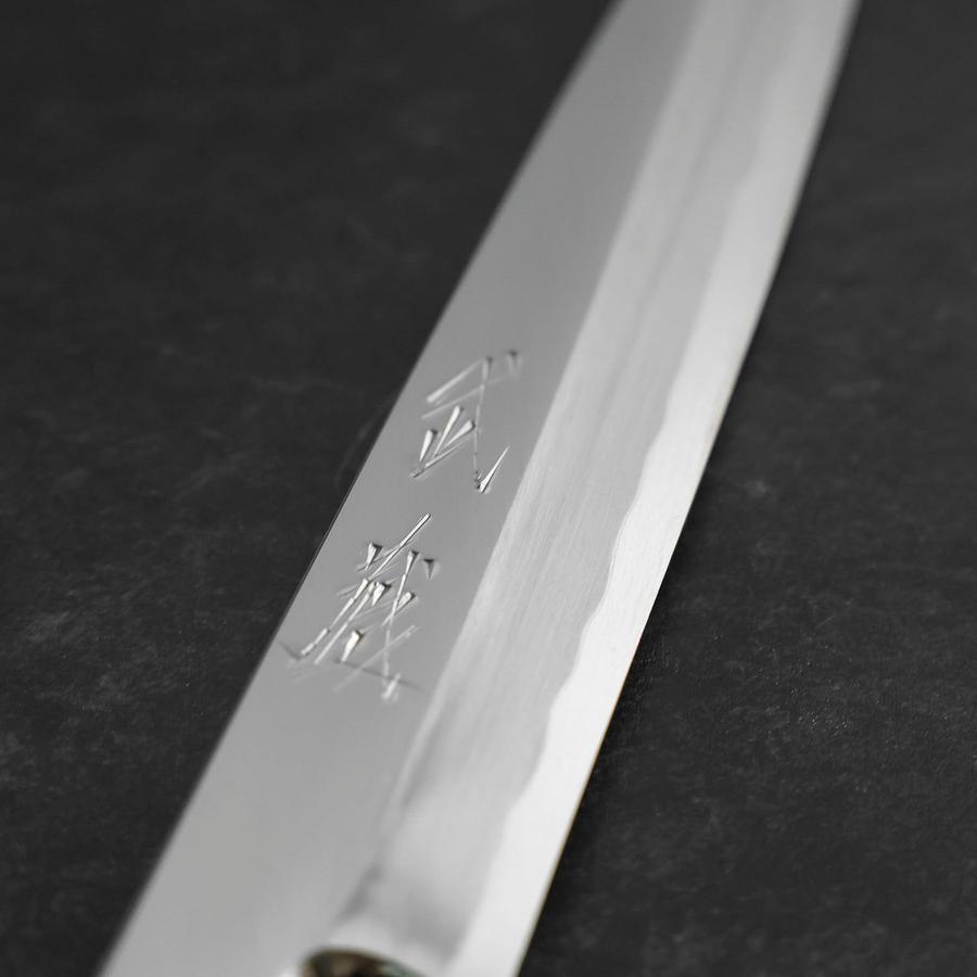 Yanagiba Blue Steel #2 Kasumi Walnut Handle 180mm