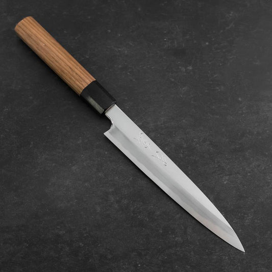 Yanagiba Blue Steel #2 Kasumi Walnut Handle 180mm
