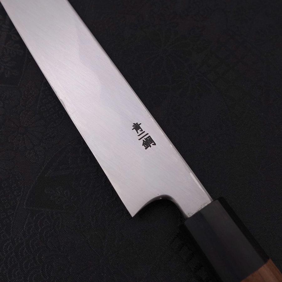 Yanagiba Blue Steel #2 Kasumi Walnut Handle 240mm