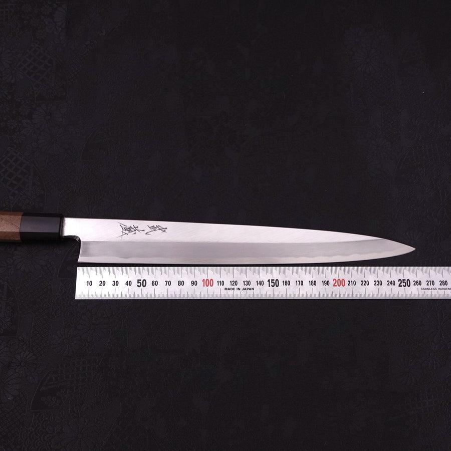Yanagiba Blue Steel #2 Kasumi Walnut Handle 270mm