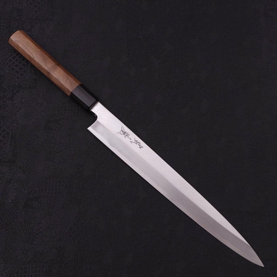 Yanagiba Blue Steel #2 Kasumi Walnut Handle 270mm