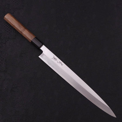 Yanagiba Blue Steel #2 Kasumi Walnut Handle 270mm