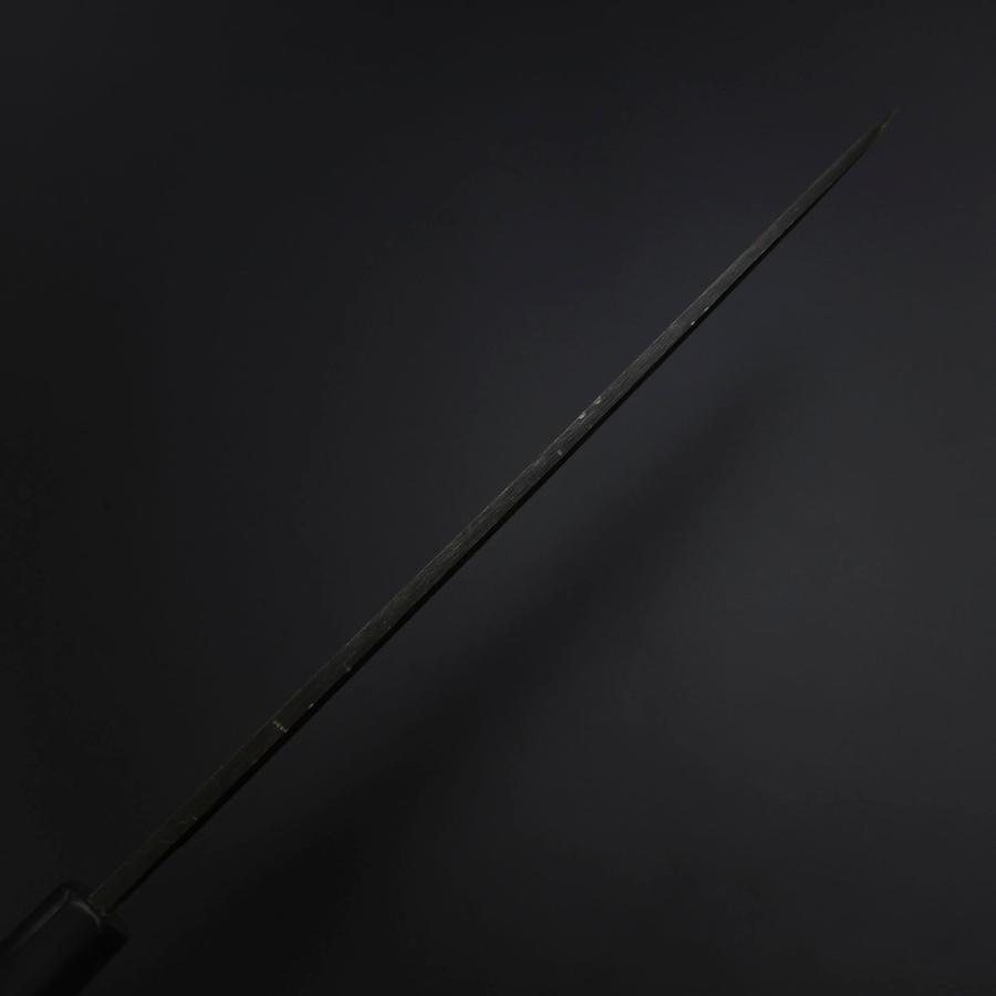 Yanagiba Blue Steel #2 Kurouchi Buffalo Ebony Handle 260mm