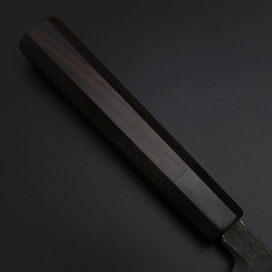 Yanagiba Blue Steel #2 Kurouchi Buffalo Ebony Handle 260mm