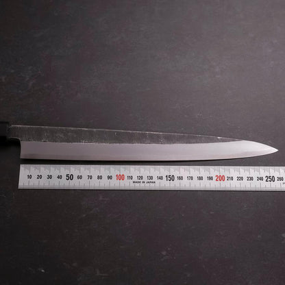 Yanagiba Blue Steel #2 Kurouchi Buffalo Wenge Handle 270mm