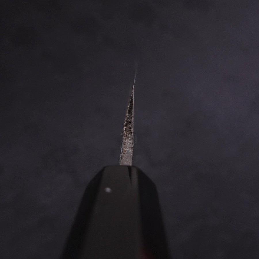 Yanagiba Blue Steel #2 Kurouchi Chokin Sakura-Fuji Buffalo Ebony Handle 240mm