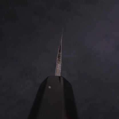 Yanagiba Blue Steel #2 Kurouchi Chokin Sakura-Fuji Buffalo Ebony Handle 240mm