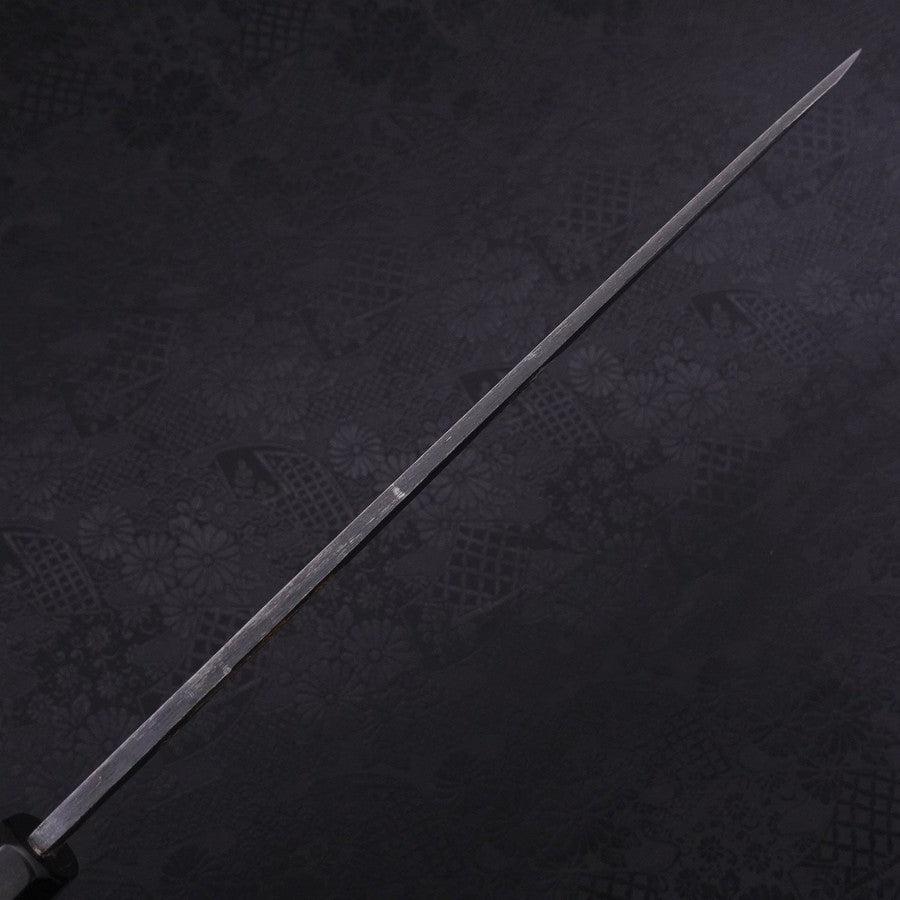 Yanagiba Blue Steel #2 Kurouchi Chokin Sakura-Fuji Buffalo Ebony Handle 270mm