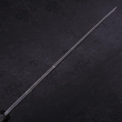 Yanagiba Blue Steel #2 Kurouchi Chokin Sakura-Fuji Buffalo Ebony Handle 270mm