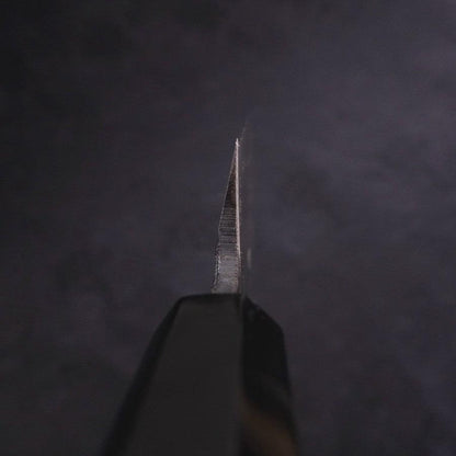 Yanagiba Blue Steel #2 Kurouchi Chokin Sakura-Fuji Buffalo Ebony Handle 300mm