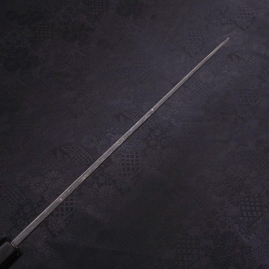 Yanagiba Blue Steel #2 Kurouchi Chokin Sakura-Fuji Buffalo Ebony Handle 300mm