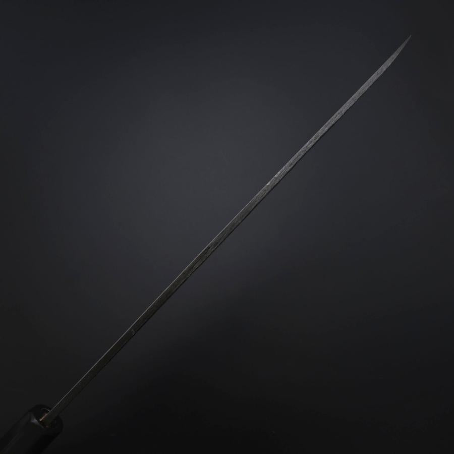 Yanagiba Blue Steel #2 Kurouchi Tsuchime Buffalo Ebony Handle 260mm