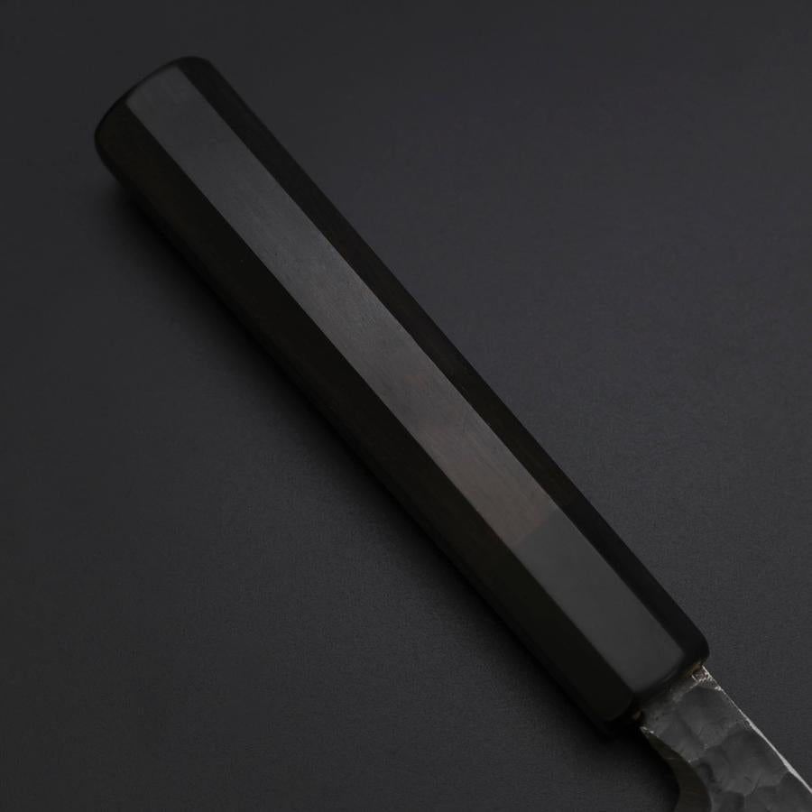 Yanagiba Blue Steel #2 Kurouchi Tsuchime Buffalo Ebony Handle 260mm